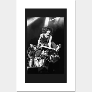 Eddie VanHalen BW Photograph Posters and Art